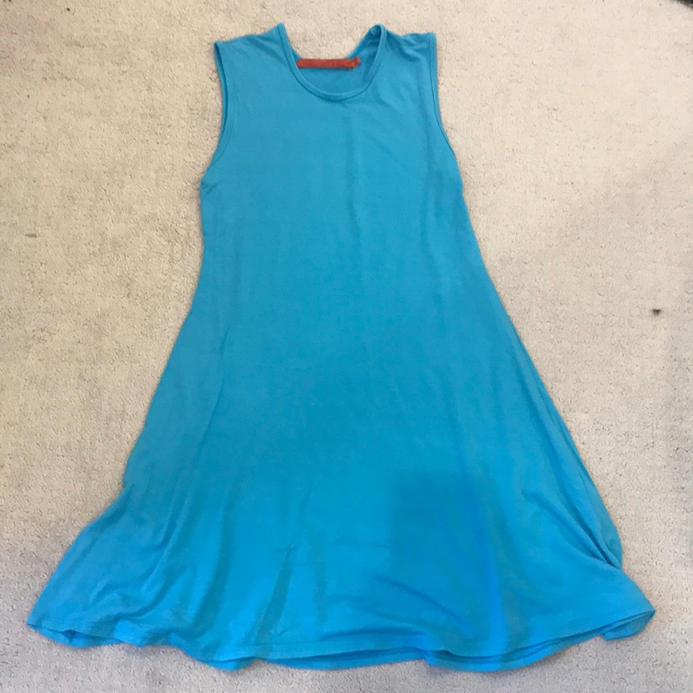 Feel the piece adorable blue dress
